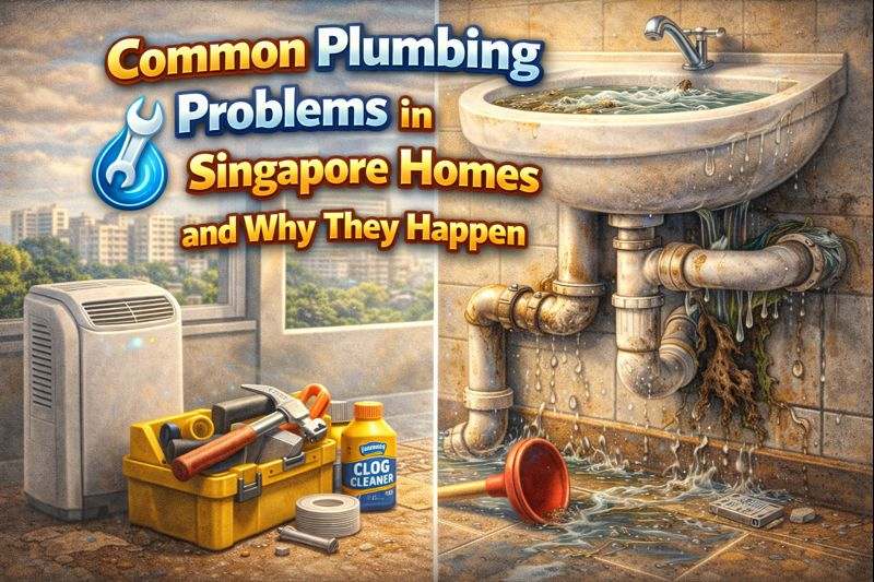 Common Plumbing Problems in Singapore Homes and Why They&nbsp;Happen